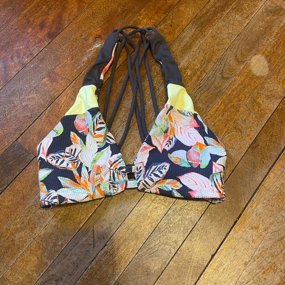 Maaji Reversible Floral Multicolor Bikini Top